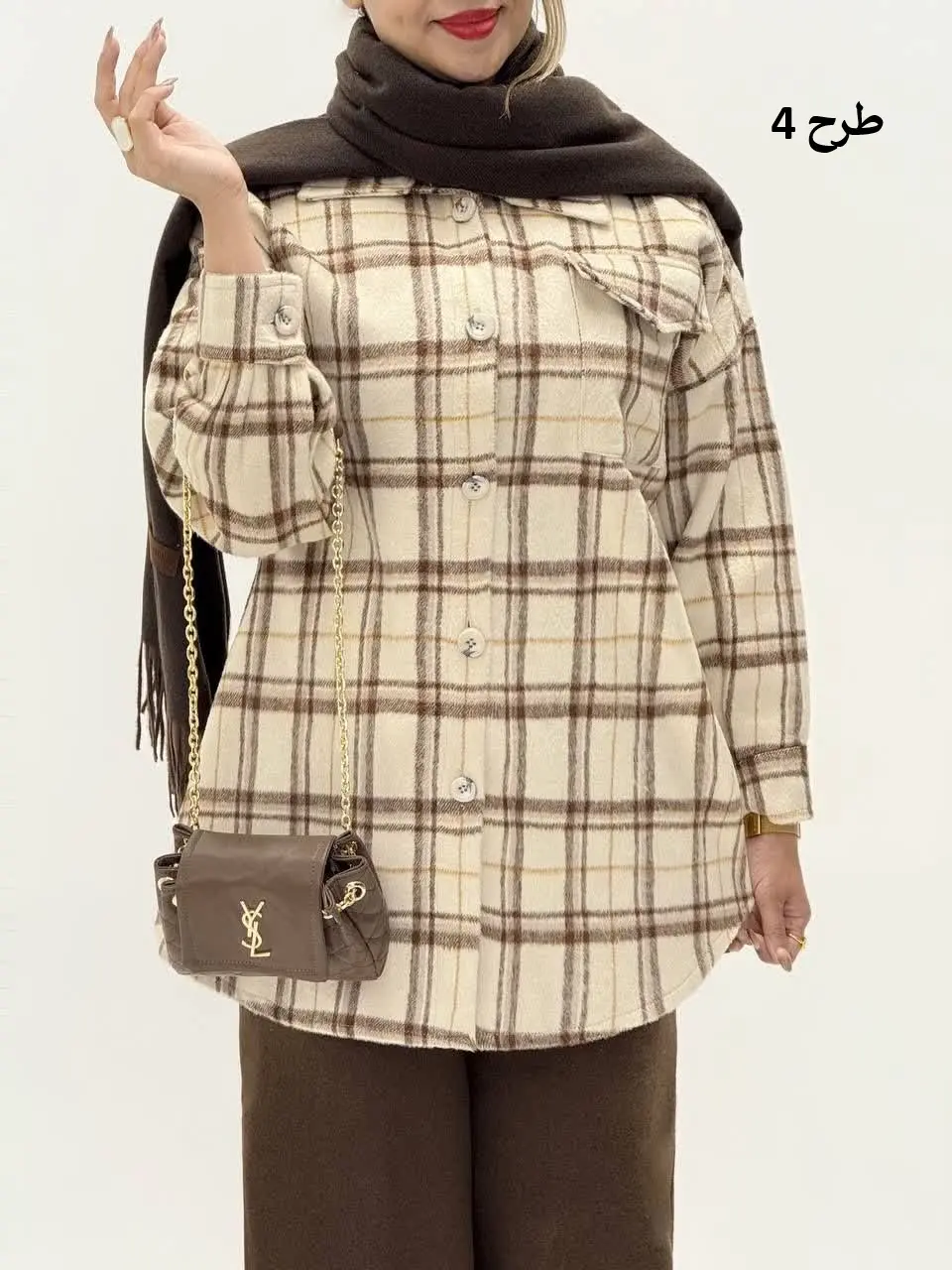 3562-شکت چهارخونه وانیل